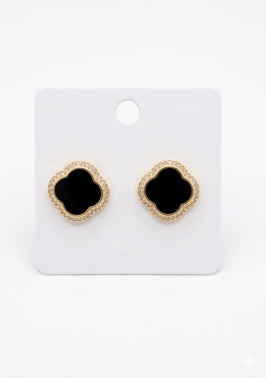 Classic Clover Stud Earrings