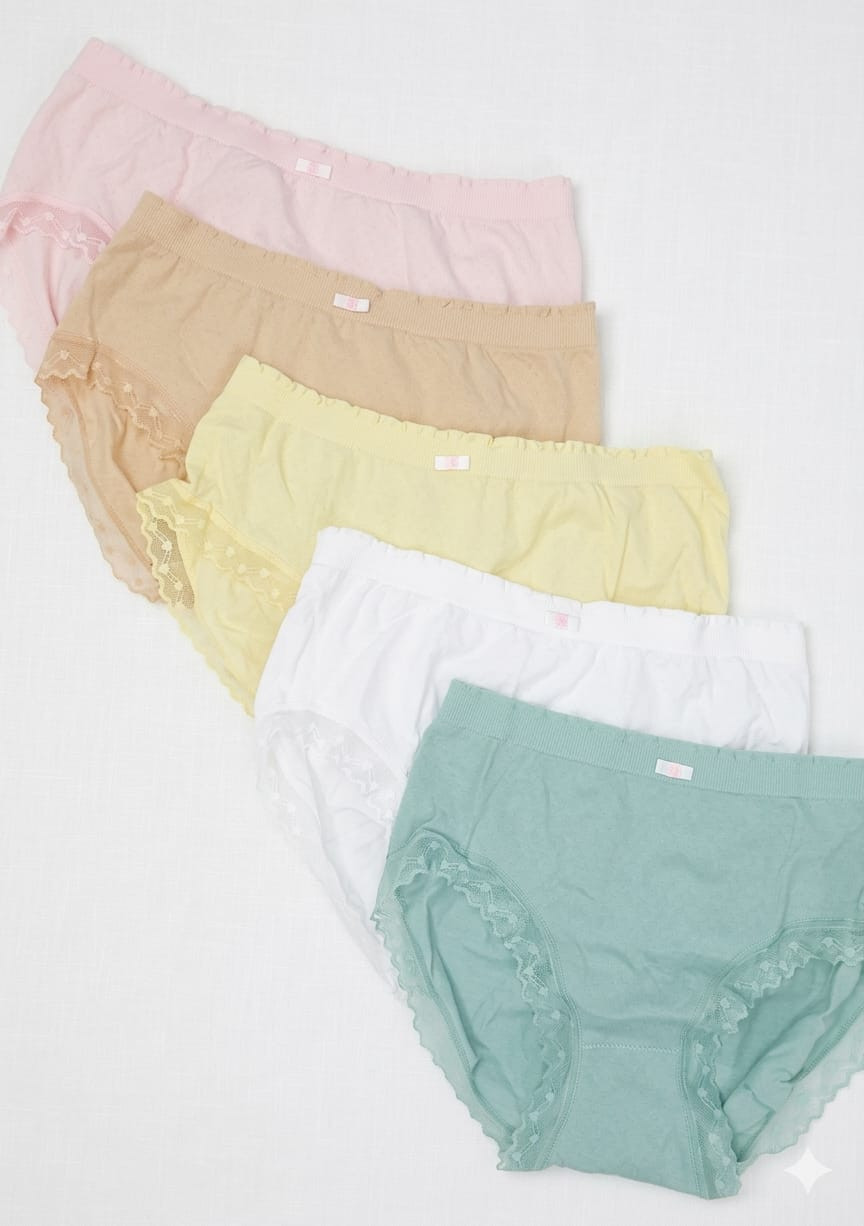 Soft Ribbed Cotton Comfort Panty