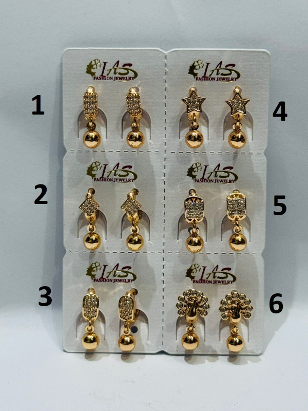 Zirconia Drop Earrings