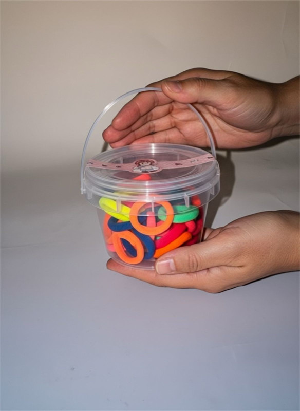 Girls Multicolor Hair Ties/Pony Set