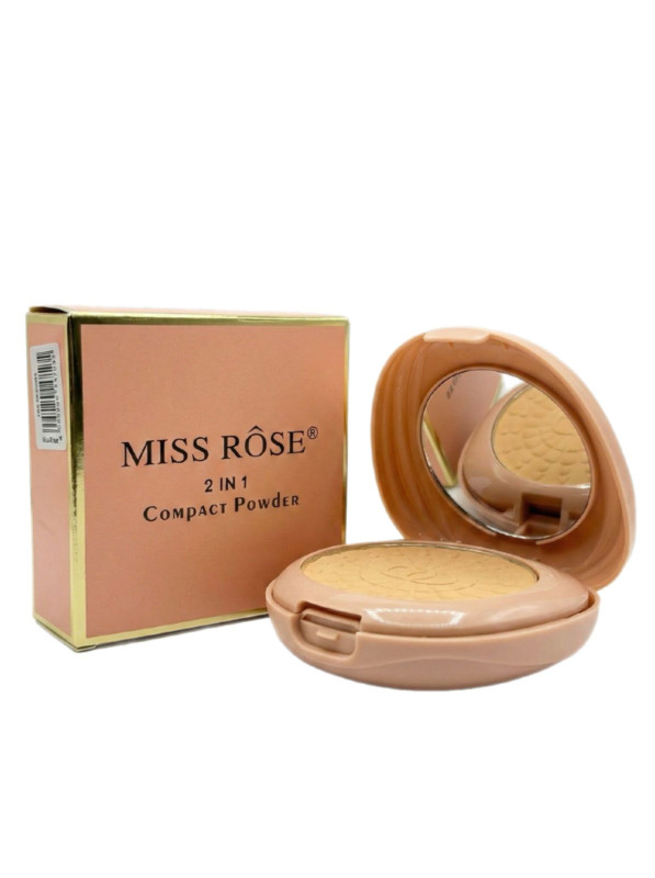 Miss Rose 2 in 1 Compact Powder